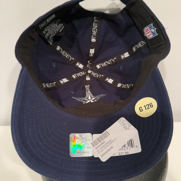 Dallas Cowboys NFL New Era 9TWENTY Women Strapback Adjustable Hat Navy Blue - Picture 5 of 6